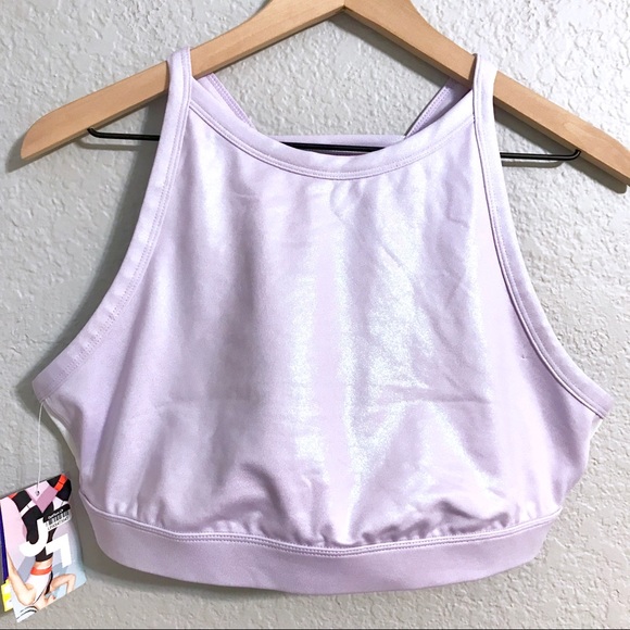 JoyLab Other - Joy Lab High Neck Shine Sports Bra